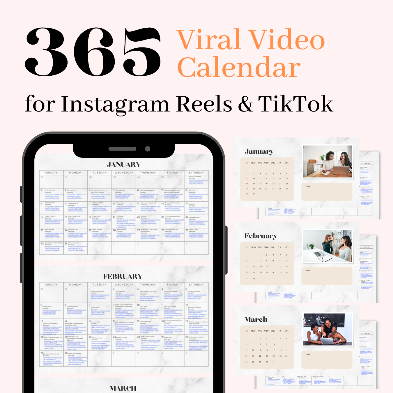 365 Life Coach Video Content Ideas for Tiktok,Reels, l Life