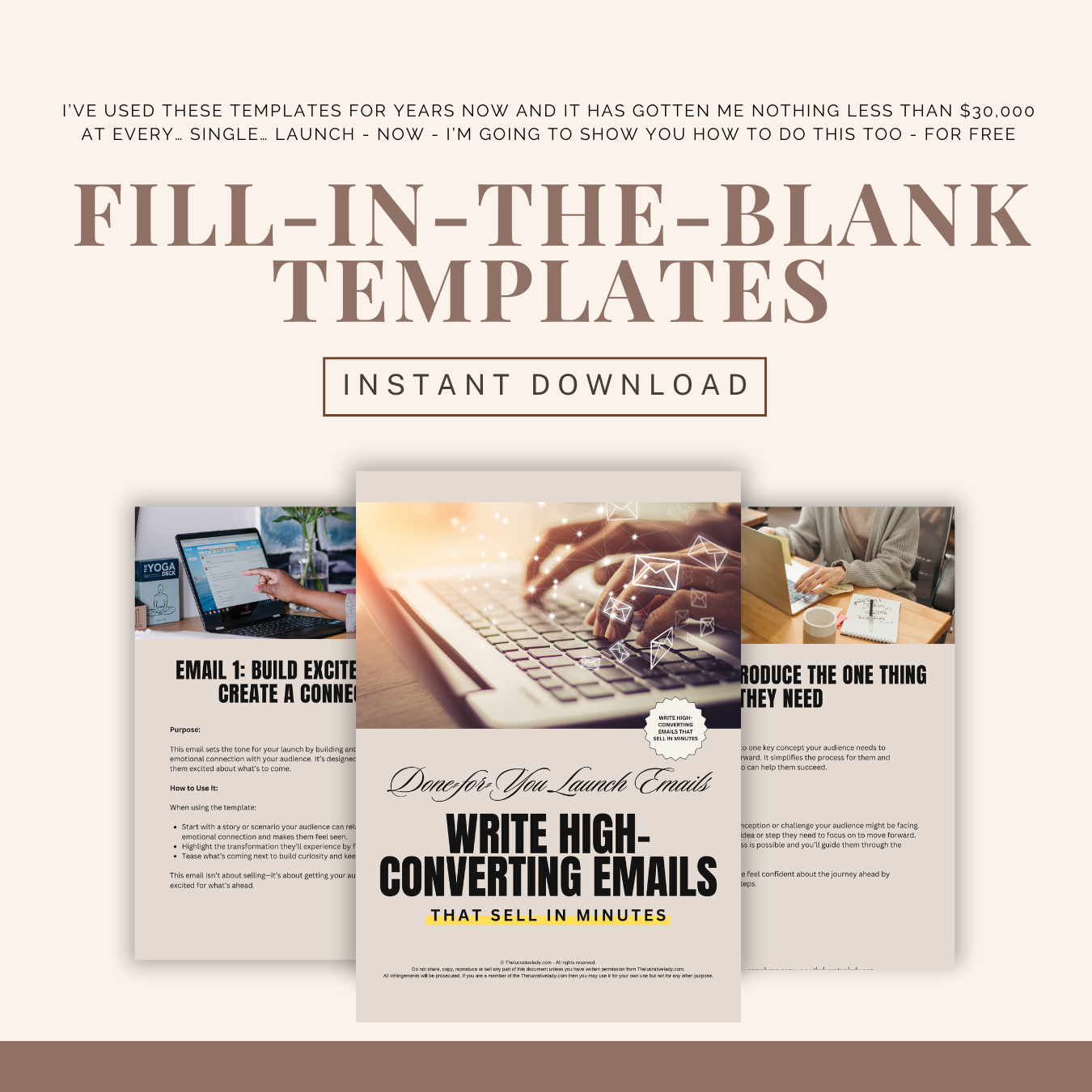 Done-for-You Launch Emails: Write High-Converting Emails That Sell in Minutes